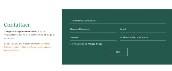 Ariel Energia: Contatti e form online