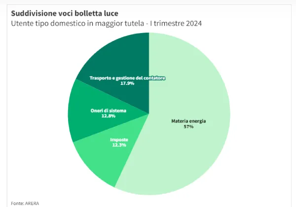Come leggere la bolletta della luce: come incidono le voci di spesa