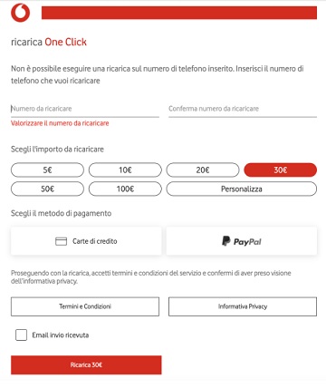 190 fai da te ricarica