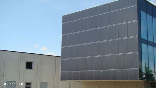 Curtain wall fotovoltaico