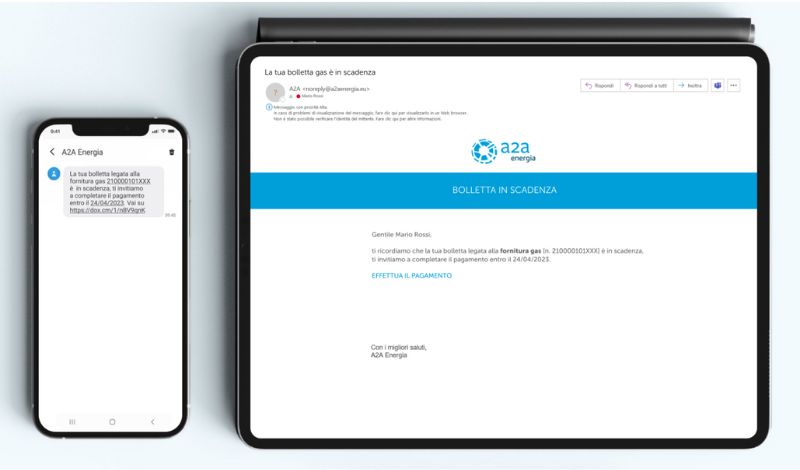 A2a comunicazione bolletta scadenza