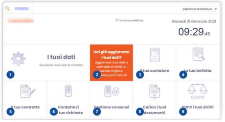 Area clienti sen 0