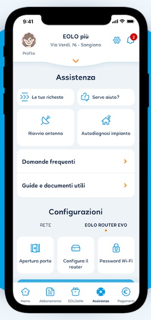 Contatti eolo