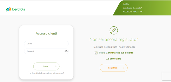 Area clienti iberdrola login 0