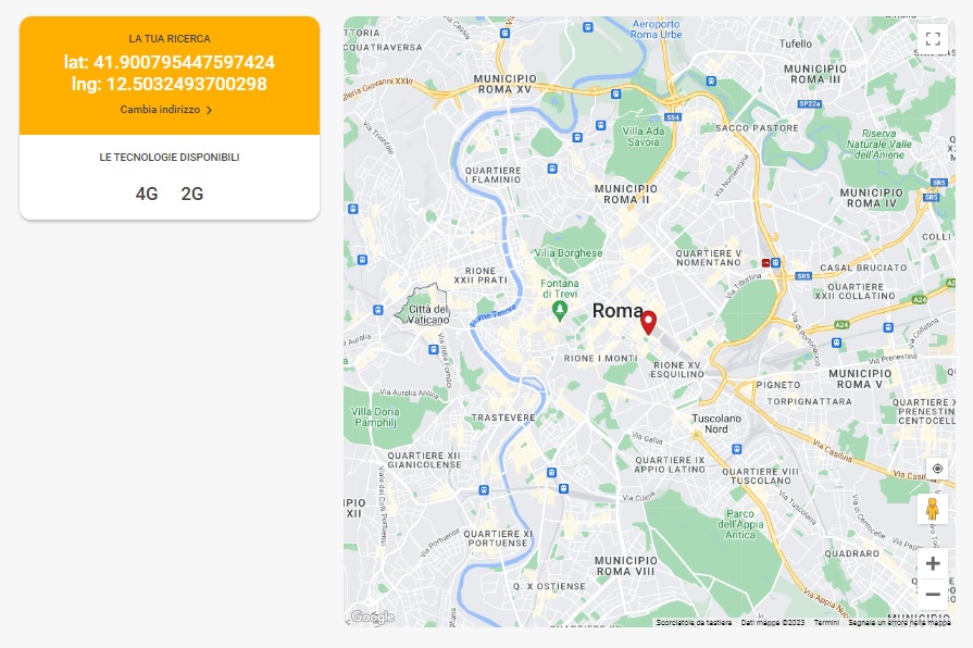 Kena mobile mappa copertura
