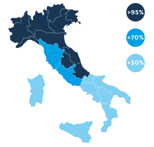 Mappa copertura eolo