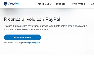 Ricarica tim paypal
