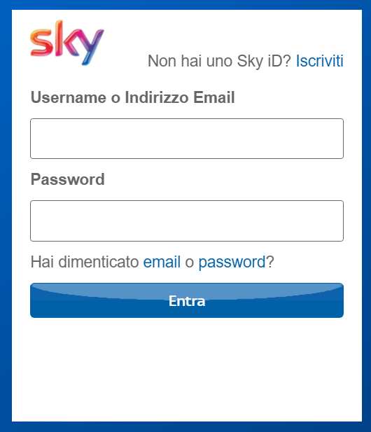 Sky go login