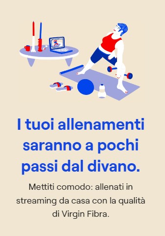 Virgin fibra allenamenti online