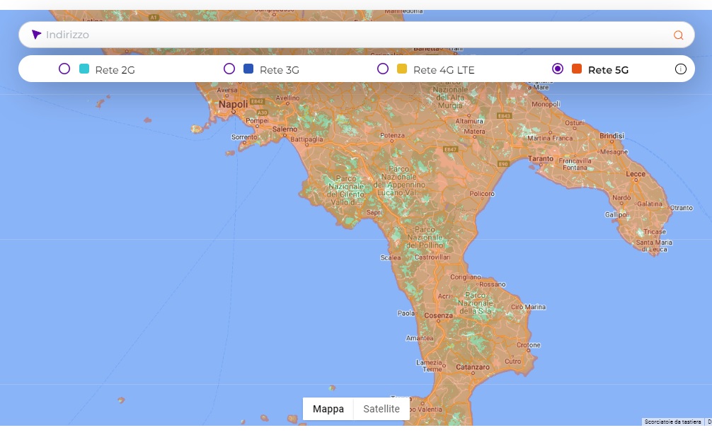 Windtre copertura mobile mappa